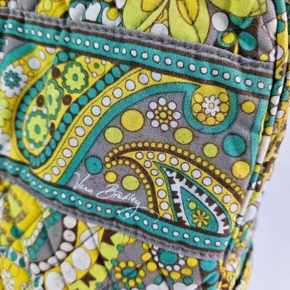Vera Bradley Lunch Bunch Lemon Parfait Yellow Paisley Lined Lunch Bag - Picture 11 of 13